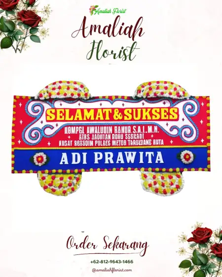 Papan Bunga Ucapan Selamat Caluk