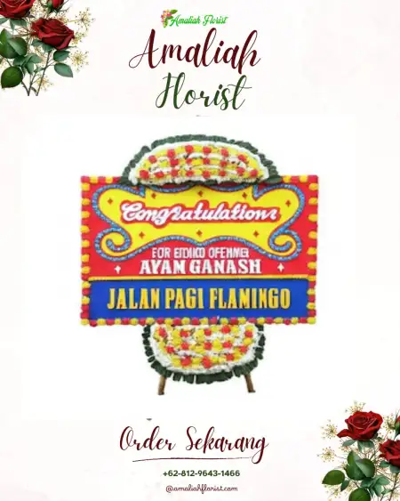 Sewa Papan Bunga Caluk